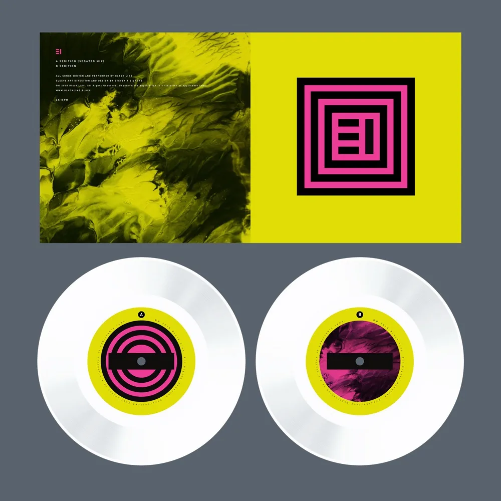 Black Line — 7" single, yellow edition