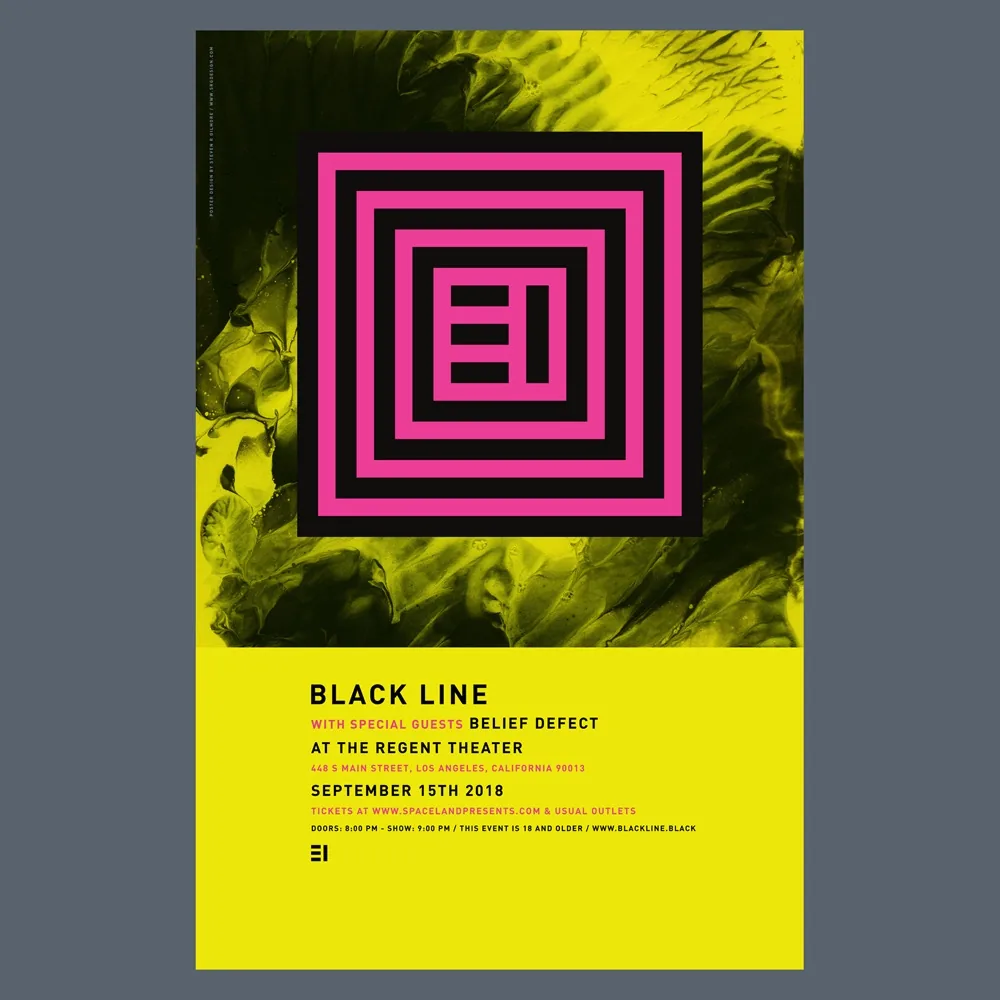 Black Line with Belief Defect — The Regent Theater, Los Angeles, 15.09.2018